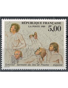 FRANCIA 1989 Arte (J.L. David, Schizzo) MNH**