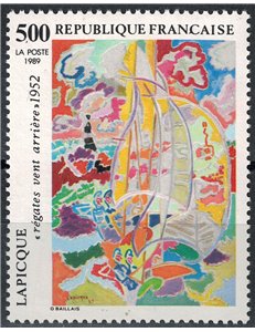 FRANCIA 1989 Arte (Lapicque, Regate) MNH**