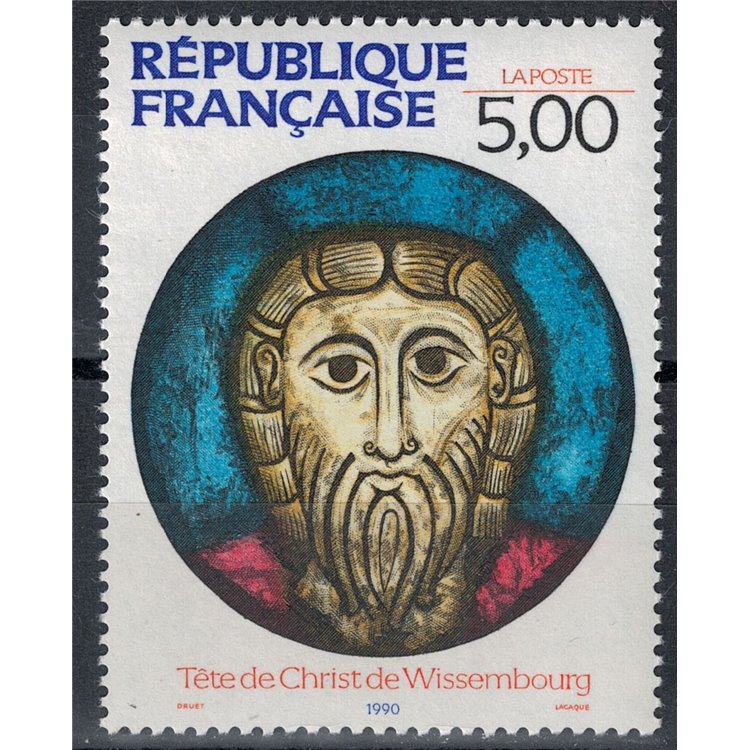 FRANCE 1990 Art (Wissembourg, Christ) MNH**