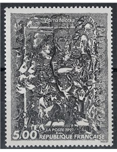 FRANCE 1991 Art (François Rouan, Turn Face) MNH**