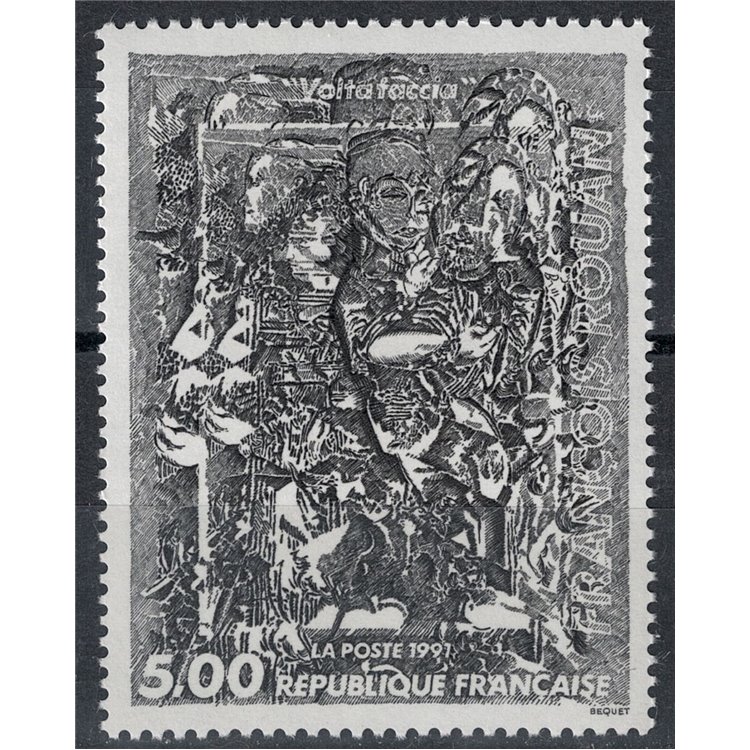 FRANCIA 1991 Arte (François Rouan, Volta faccia) MNH**