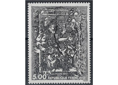 FRANCE 1991 Art (François Rouan, Turn Face) MNH**