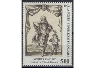 FRANCIA 1992 Arte (Jacques Callot, Ritratto di Claude Deruet) MNH**