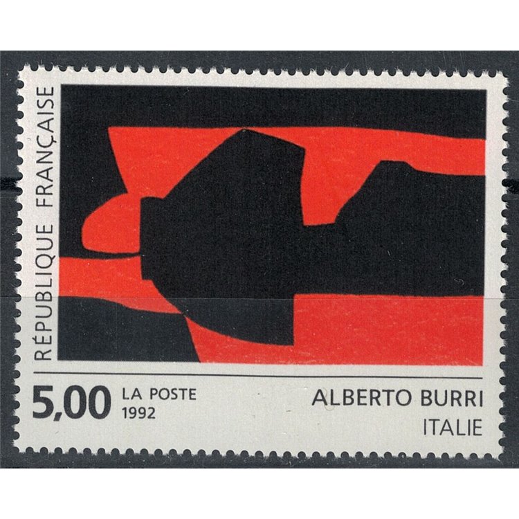 FRANCE 1992 Art (Alberto Burri, Abstract Work) MNH**
