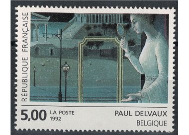 FRANCE 1992 Art (Paul Delvaux, The Appointment of Ephese) MNH**
