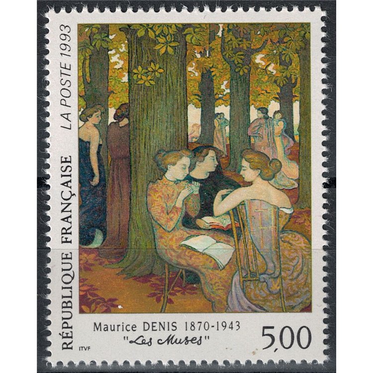 FRANCE 1993 Art (Maurice Denis, The Muses) MNH**