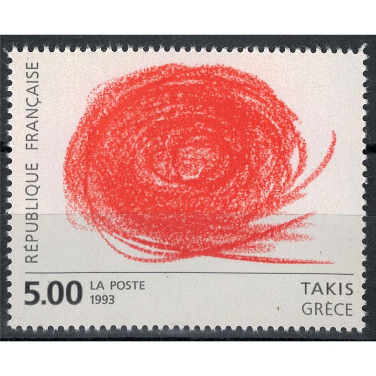 FRANCIA 1993 Arte (Takis, Opera astratta) MNH**
