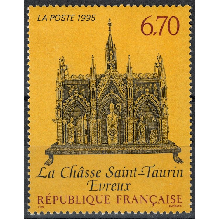 FRANCE 1995 Art (Reliquary of Saint Taurinus of Evreux) MNH**