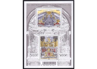 FRANCE 2012 Art (Monumental Organ) s/s MNH**