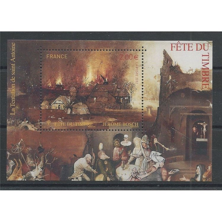 FRANCE 2012 Stamp Festival (Jerome Bosch) s/s MNH**