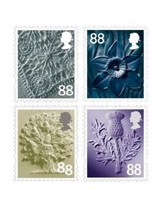 GREAT BRITAIN 2013 Definitive Regional 4v MNH**