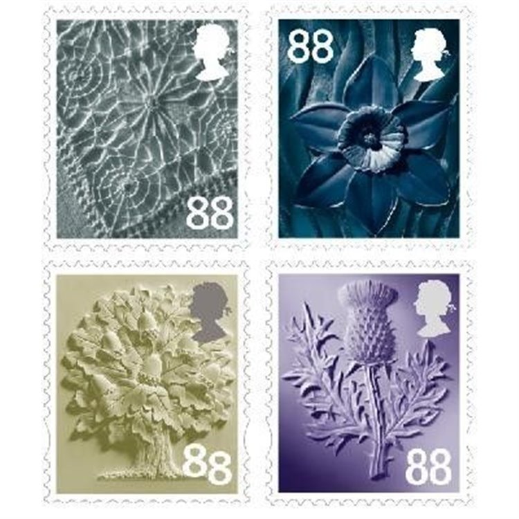 GRAN BRETAGNA 2013 Definitivi Regionali 4v MNH**