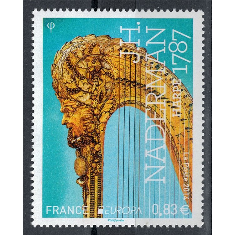 FRANCIA 2014 Arte (Europa, strumenti musicali) MNH**