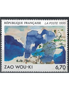 FRANCE 1995 Art (Zao Wou-Ki) MNH**