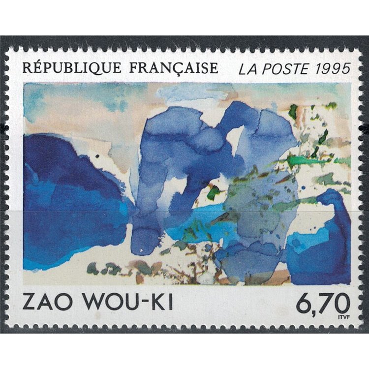 FRANCE 1995 Art (Zao Wou-Ki) MNH**