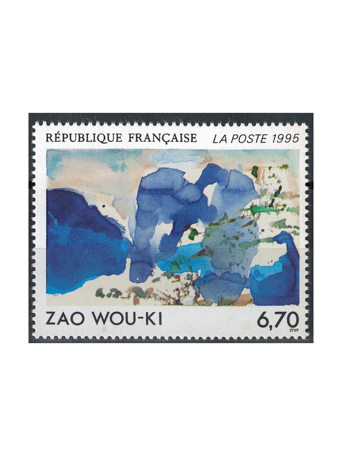 FRANCIA 1995 Arte (Zao Wou-Ki) MNH**