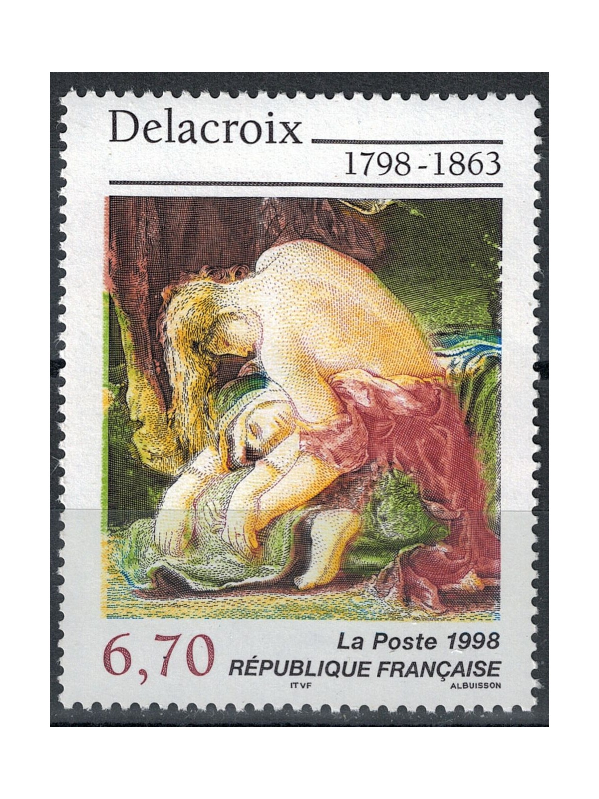 FRANCIA 1998 Arte (Delacroix) MNH**
