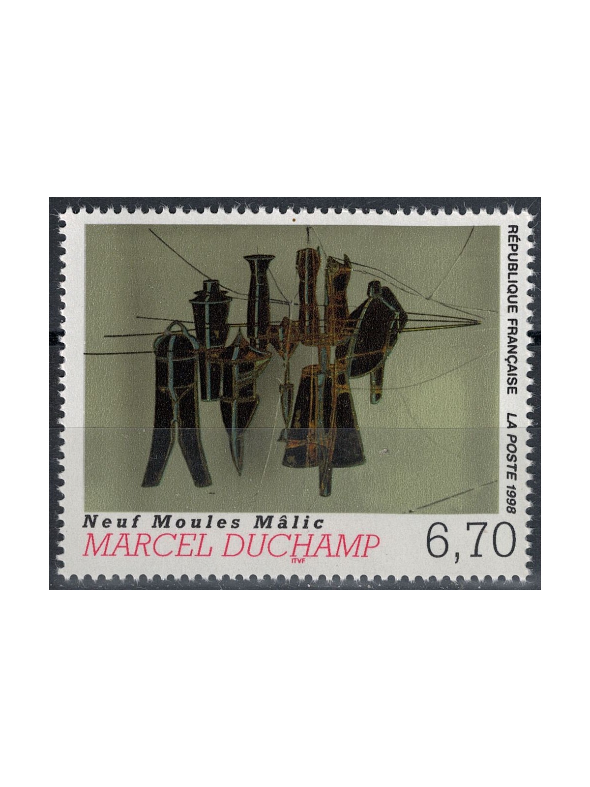 FRANCE 1998 Art (Marcel Duchamp, The New Malic Springs) MNH**