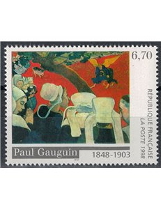 FRANCIA 1998 Arte (Paul Gauguin, Visione dopo il Sermone) MNH**