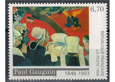 FRANCE 1998 Art (Paul Gauguin, Vision after the Sermon) MNH**
