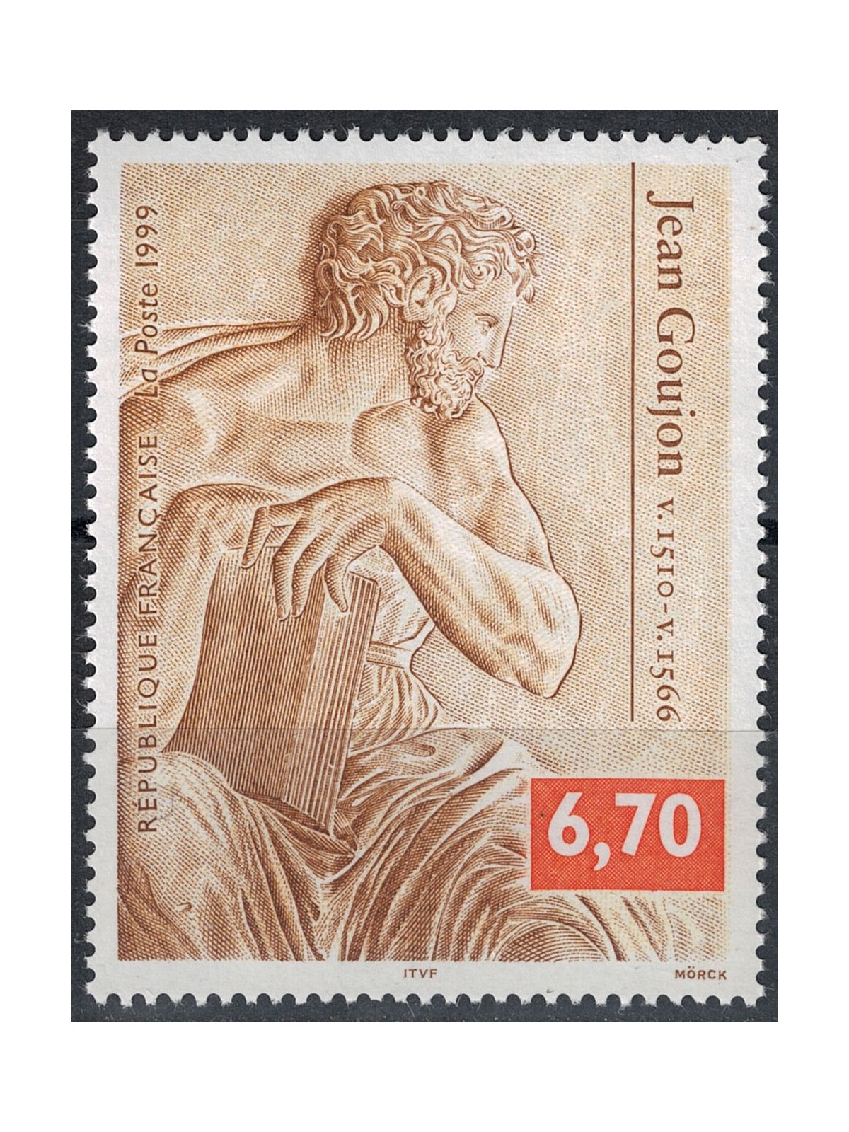 FRANCE 1999 Art (Jean Goujon, San Luca) MNH**