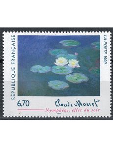 FRANCE 1999 Art (Claude Monet, Water Lilies) MNH**