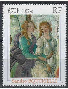 FRANCE 2000 Art (Sandro Botticelli, Venus and the Graces) MNH**