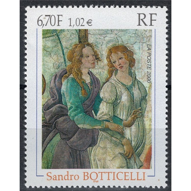 FRANCE 2000 Art (Sandro Botticelli, Venus and the Graces) MNH**