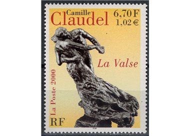 FRANCE 2000 Art (Camille Claudel, La Valse) MNH**