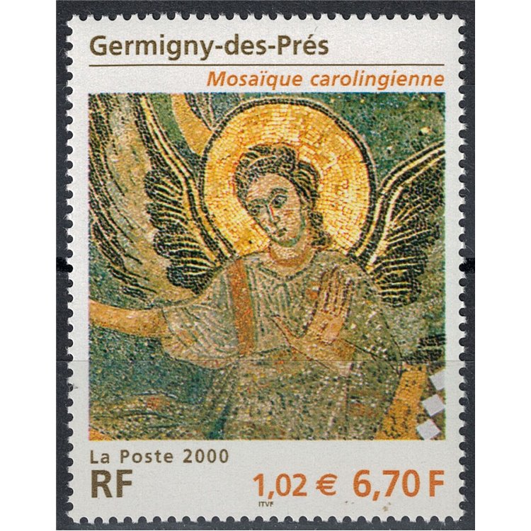 FRANCE 2000 Art (Mosaic of the Church of Germigny-des-Prés) MNH**