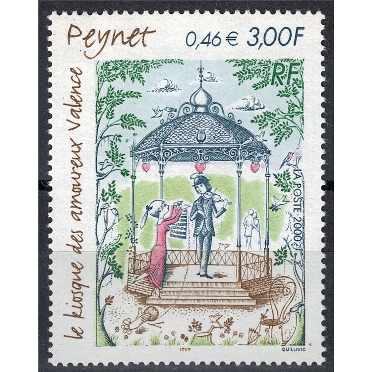 FRANCE 2000 Art (R. Peynet, The Lovers) MNH**