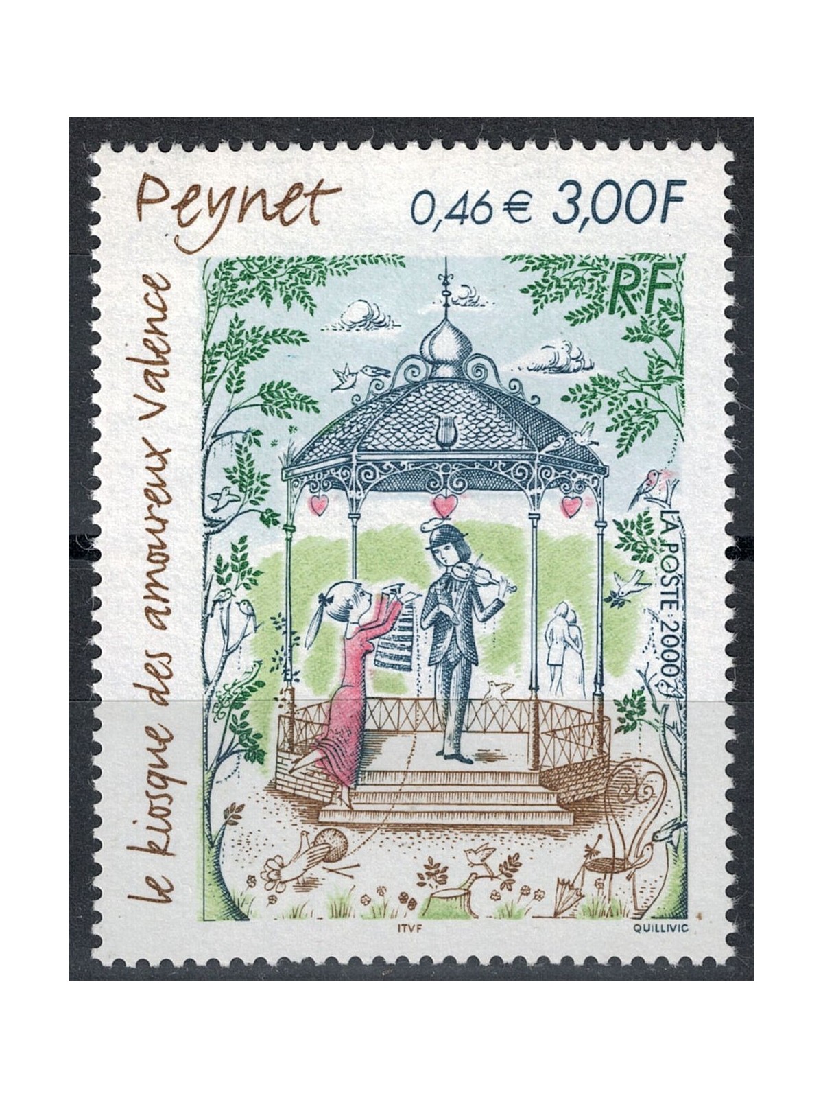 FRANCIA 2000 Arte (R. Peynet, I fidanzatini) MNH**