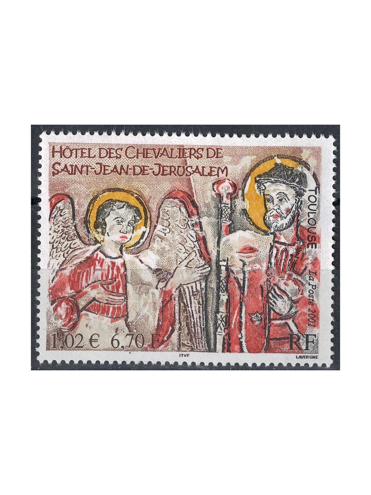 FRANCIA 2001 Arte (Hotel dei Cavalieri) MNH**