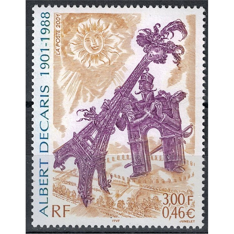 FRANCE 2001 Art (Albert Decaris) MNH**