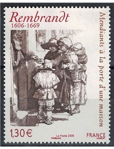 FRANCIA 2006 Arte (Rembrandt, Mendicanti alla porta) MNH**