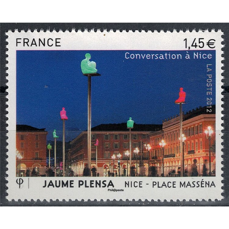 FRANCIA 2012 Arte (Jaume Plensa, Nice-Place Massena) MNH**