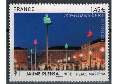 FRANCIA 2012 Arte (Jaume Plensa, Nice-Place Massena) MNH**
