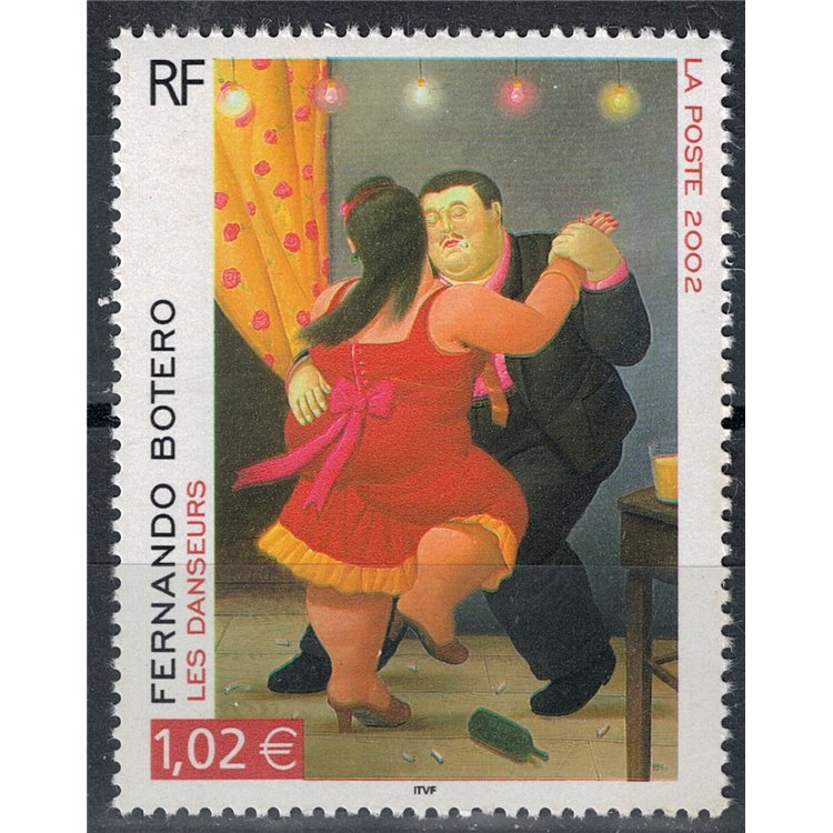 FRANCE 2002 Art (Fernando Botero) MNH**