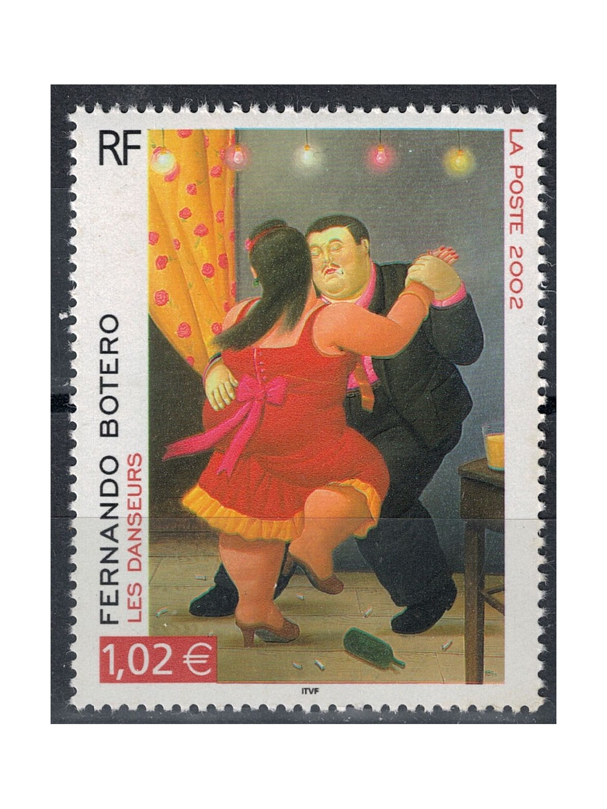 FRANCIA 2002 Arte (Fernando Botero) MNH**