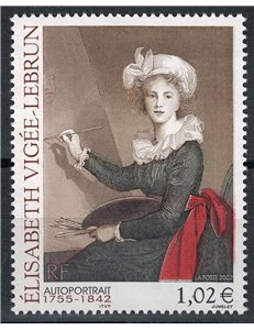 FRANCE 2002 Art (Elisabeth Vigée Lebrun) MNH**