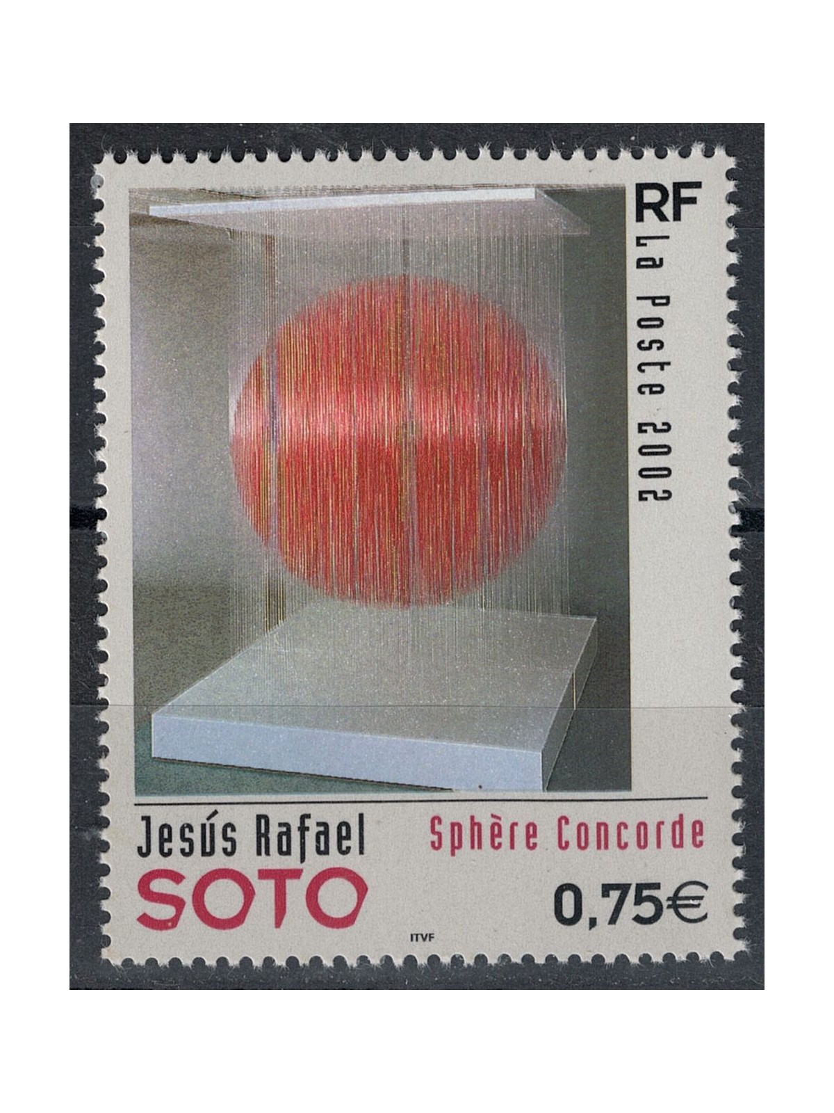 FRANCIA 2002 Arte (Jesus Rafael Soto) MNH**