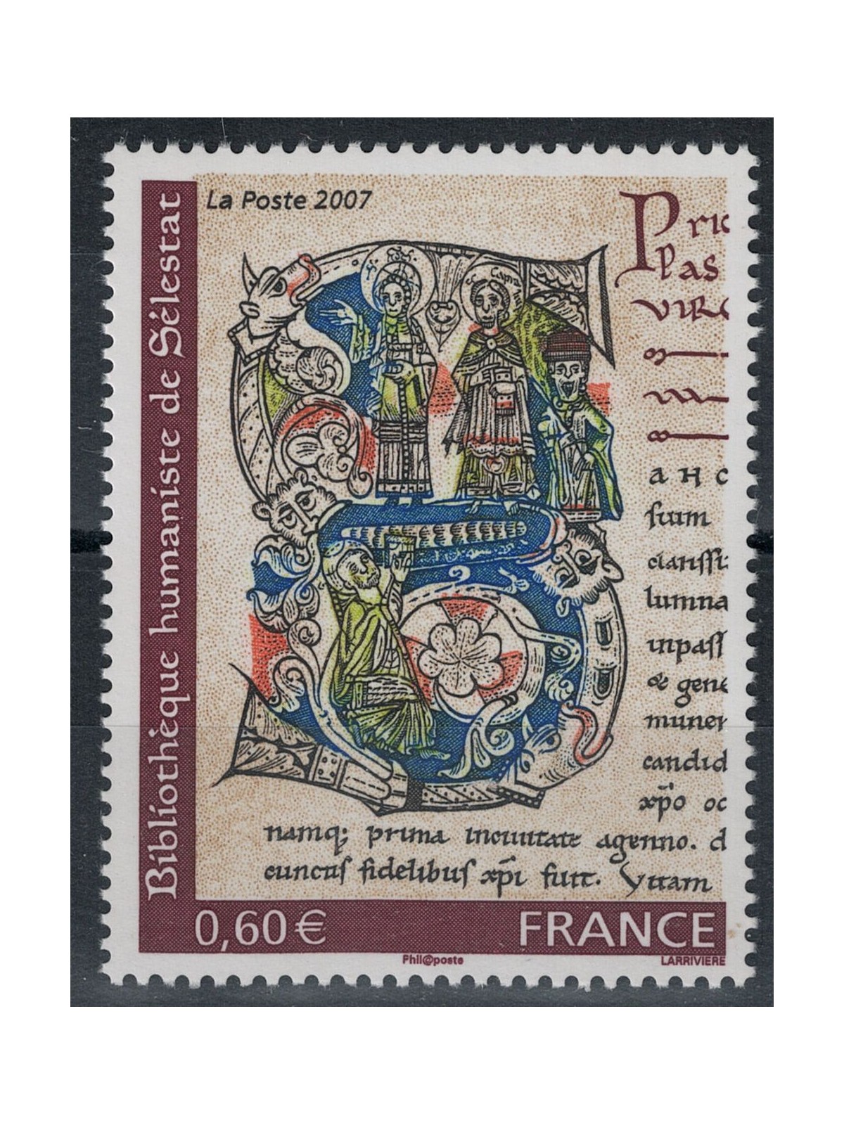 FRANCE 2007 Art (Manuscript, Sélestat Humanist Library) MNH**