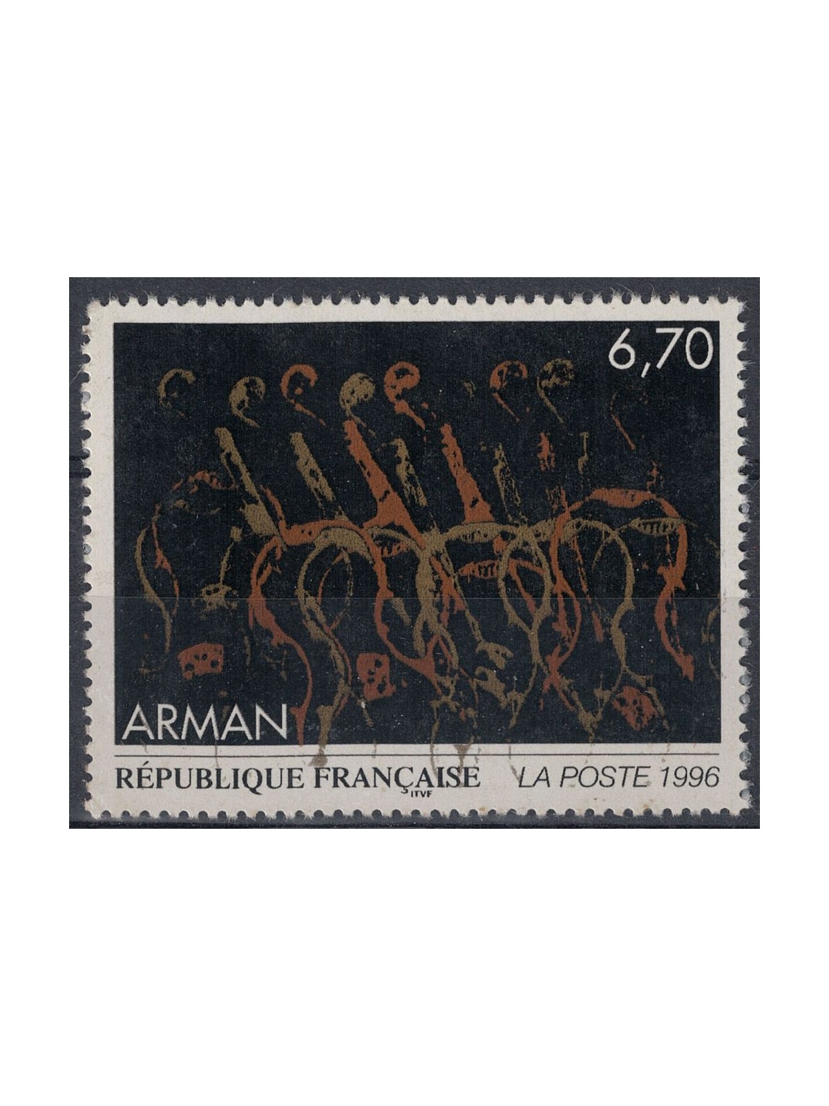 FRANCIA 1996 Arte (Arman) MNH**