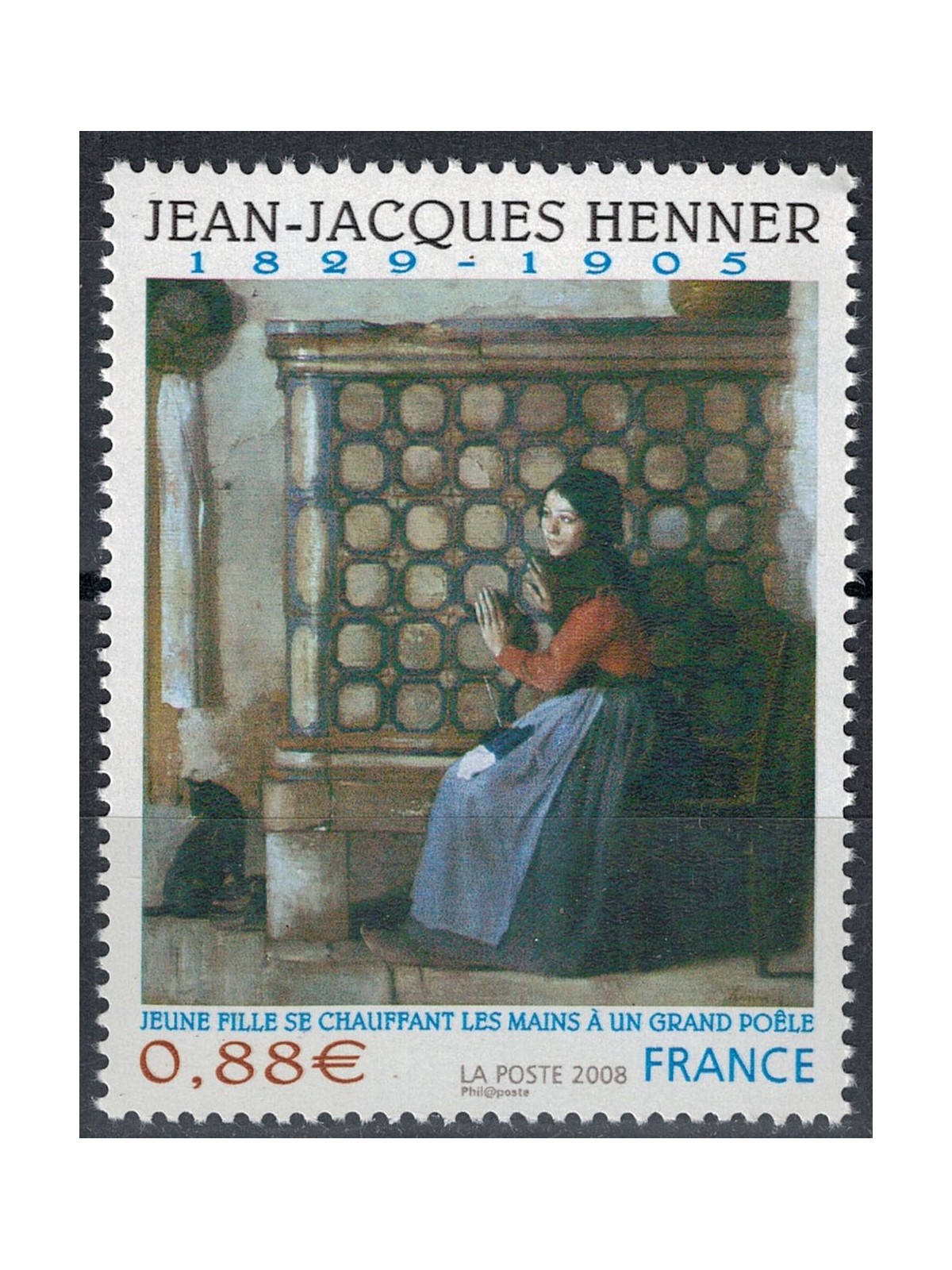 FRANCIA 2008 Arte (Jean-Jacques Henner) MNH**
