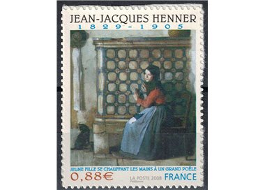 FRANCE 2008 Art (Jean-Jacques Henner, sticker) MNH**