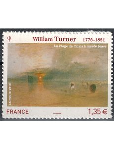 FRANCIA 2010 Arte (William Turner) adesivo MNH**