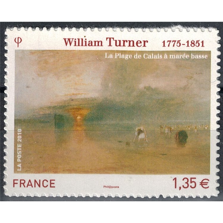 FRANCIA 2010 Arte (William Turner) adesivo MNH**