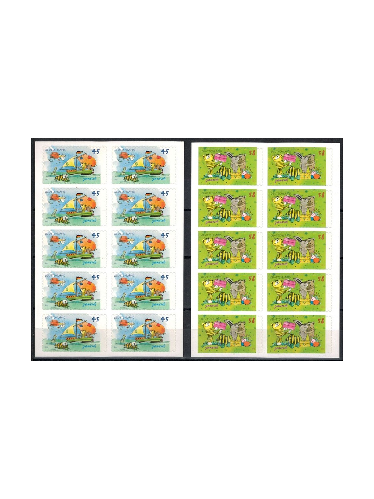 GERMANY BRD 2013 Childhood, children's books 2 booklet MNH**