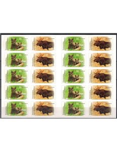 GERMANIA BRD 2012 Fauna, Lince e Alce LB MNH**