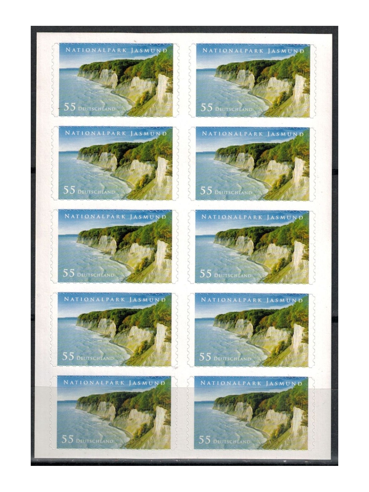 GERMANIA BRD 2012 Parco Nazionale Jasmund LB MNH**